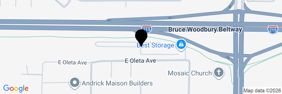 Map showing facility locations