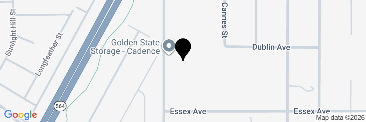 Map showing facility locations
