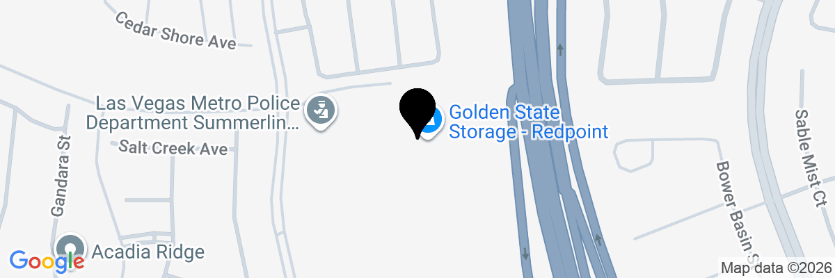 Map showing facility locations